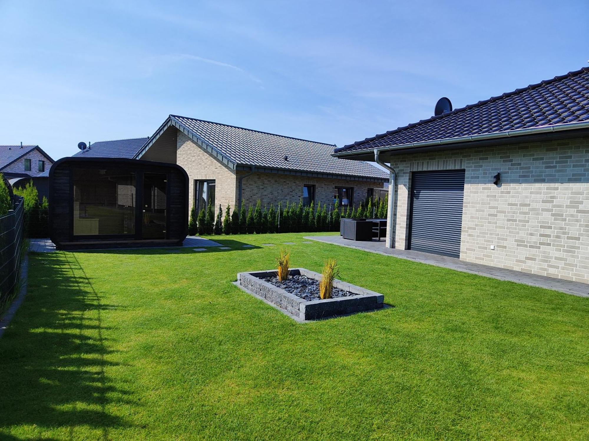 Ferienhaus Devilina Mit Sauna Am Harkebruegger See Barssel  Exterior foto